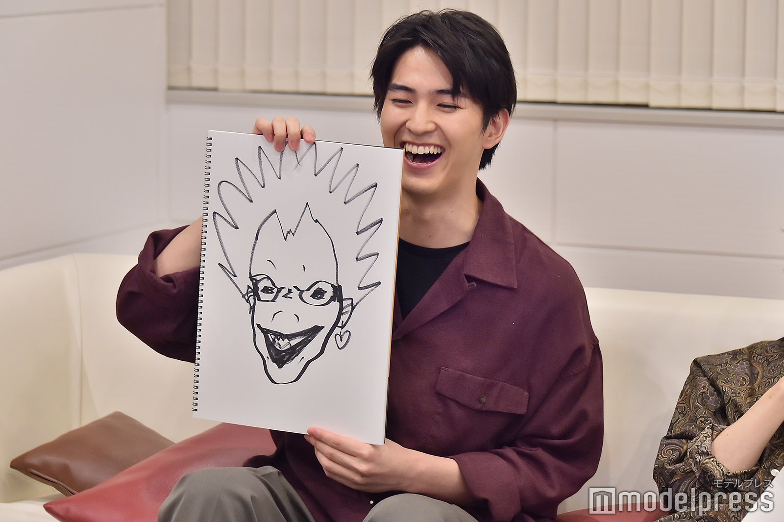 リュークを描いた甲斐翔真（C）モデルプレス