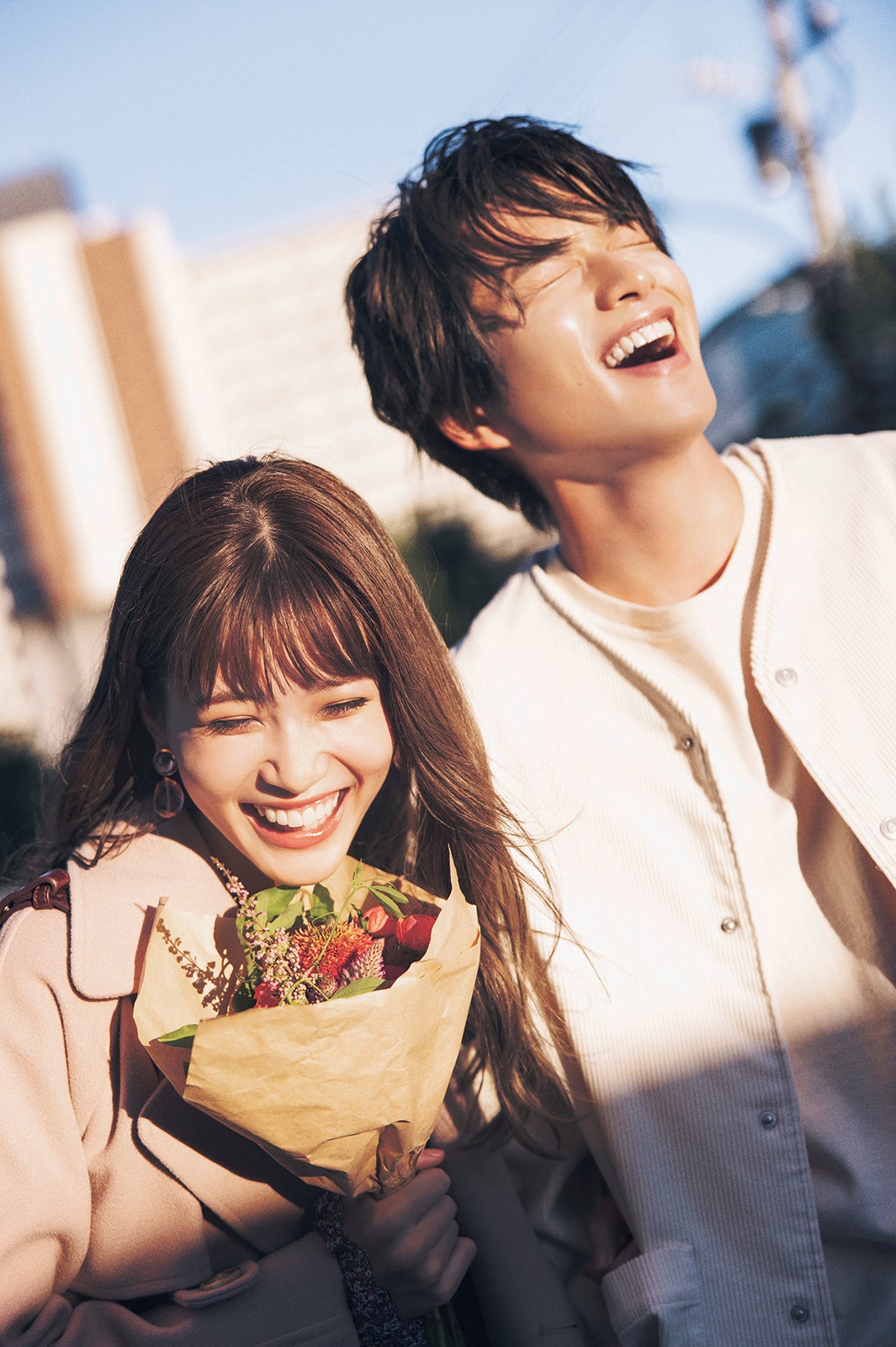 生見愛瑠、白洲迅（画像提供：小学館）