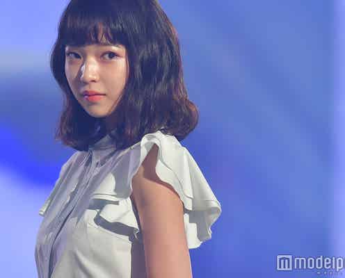 田中芽衣、ふわふわ春コーデで雰囲気ガラリ タイトミニで美脚魅せ<神コレ2018S/S>