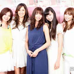 左から：能世あんな、Kelly、香里奈、中条あやみ、えれな（C）TOKYO GIRLS COLLECTION in NAGOYA