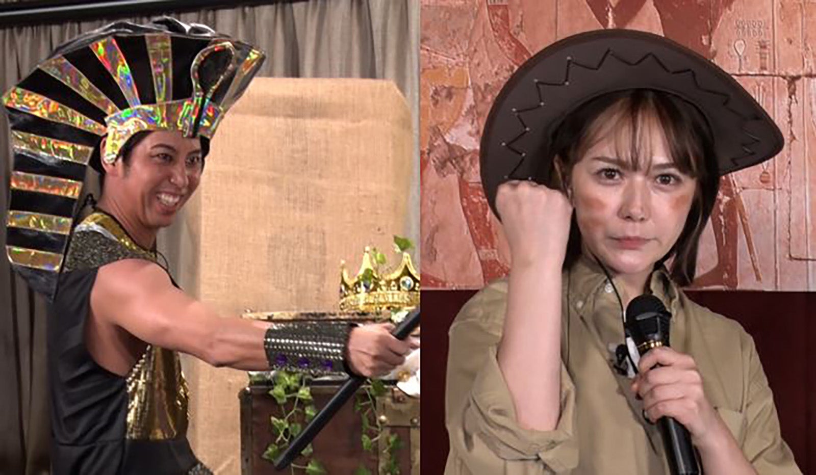 屋敷裕政、村重杏奈（C）テレビ朝日