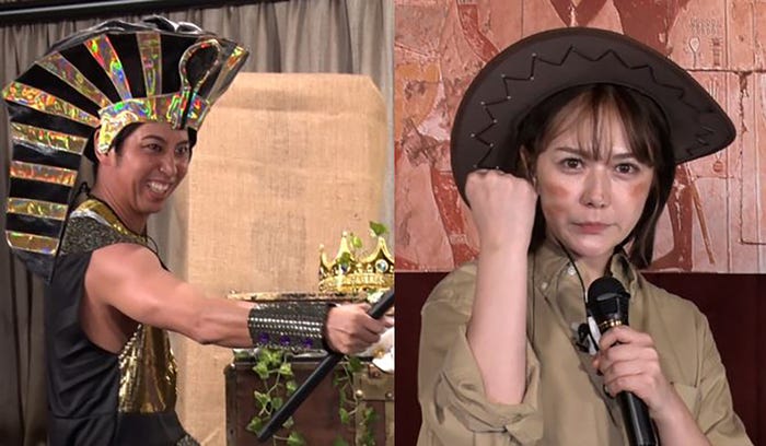屋敷裕政、村重杏奈(C)テレビ朝日