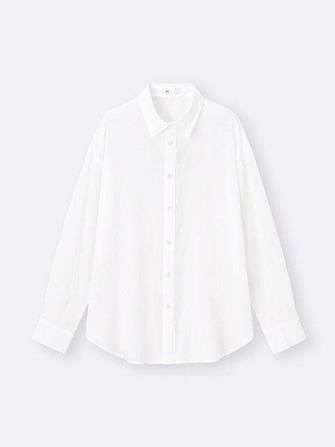 GU　シアーオーバーサイズシャツRS＋E　OFF
