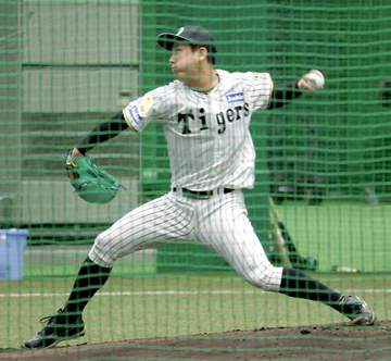阪神・伊原 ライブBP手応え37球、打者8人に3K 腰部の張りから復帰へ前進