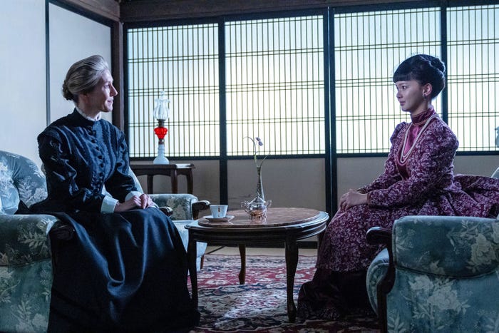 エマ・ハワード、多部未華子「風、薫る」第56話(C)NHK