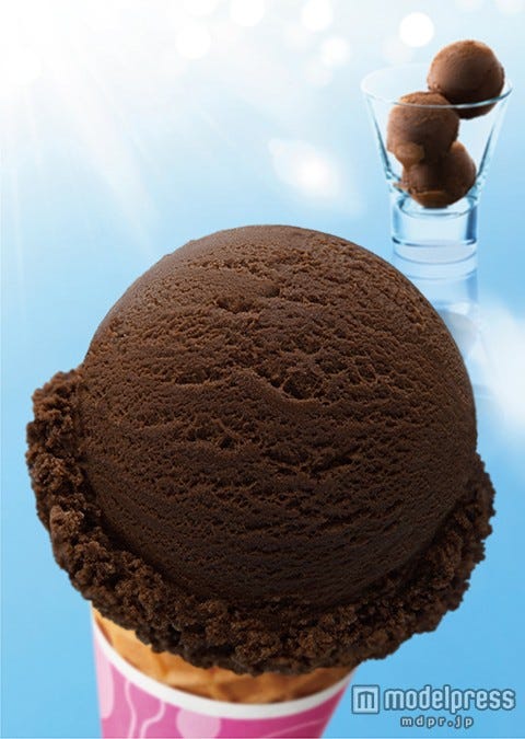 「チョコレートソルベ」シングル・レギュラーサイズ¥330~