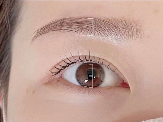 眉メイク　NG　太さ