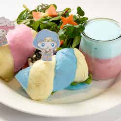 セーラーマーキュリーとマイメロディのマシュマロ風サンドイッチ¥1,490(C)武内直子・PNP・講談社・東映アニメーション(C)1976, 2018, SANRIO CO., LTD. APPROVAL No. G580607