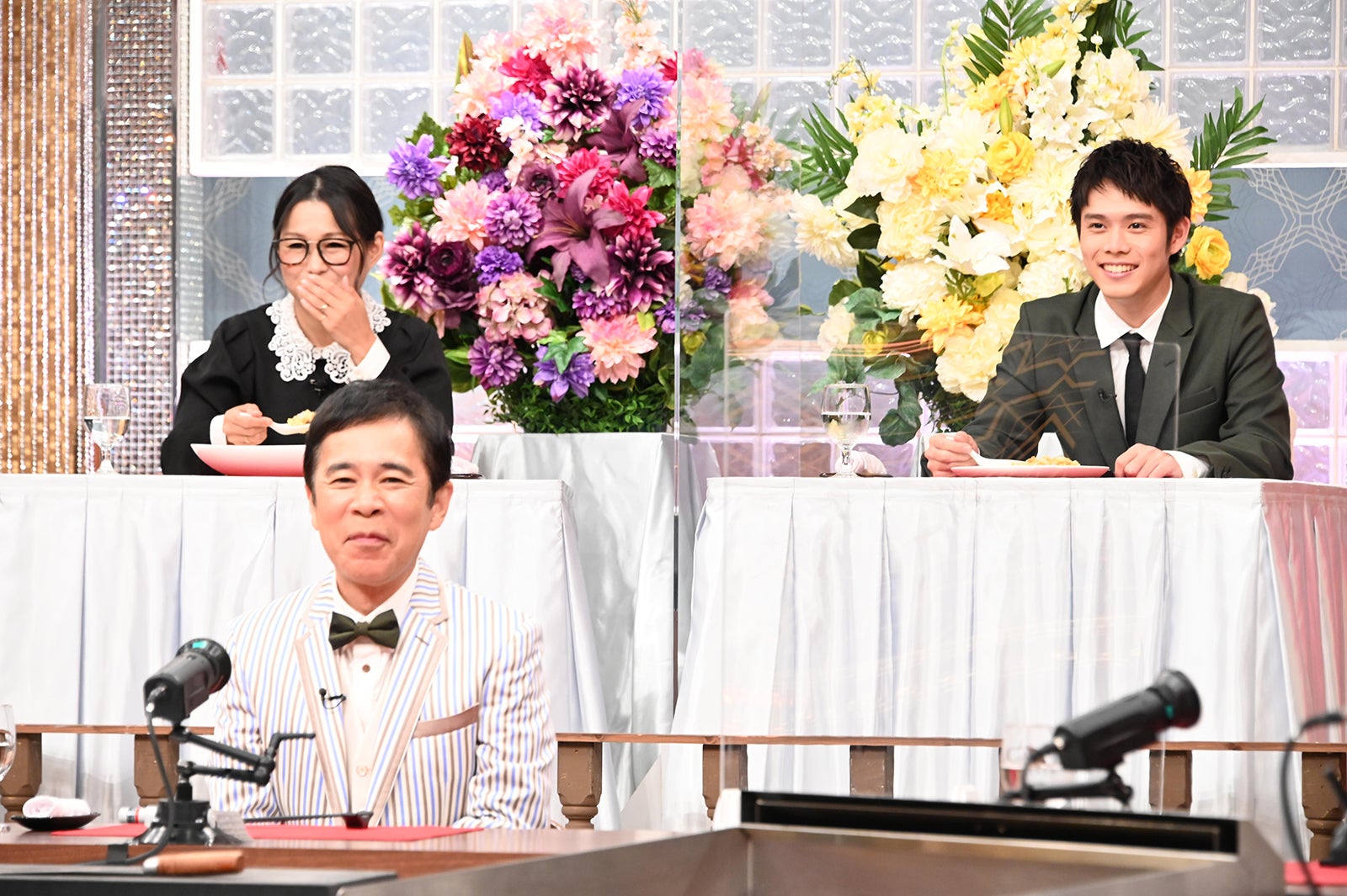 ギャル曾根、岡村隆史、細田佳央太（C）日本テレビ