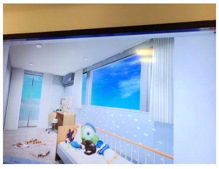 子ども部屋のCG写真/アレクサンダーオフィシャルブログ(Ameba)より