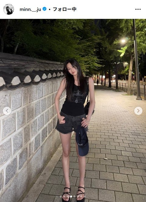キム・ミンジュInstagramより