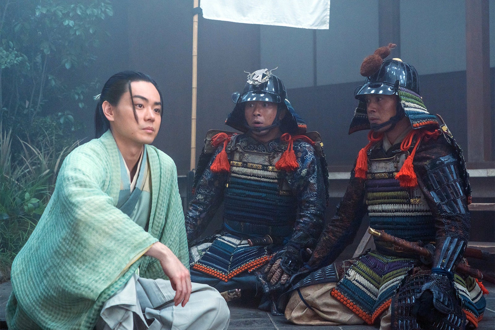 菅田将暉、仲野太賀、池松壮亮「豊臣兄弟！」第9話（C）NHK