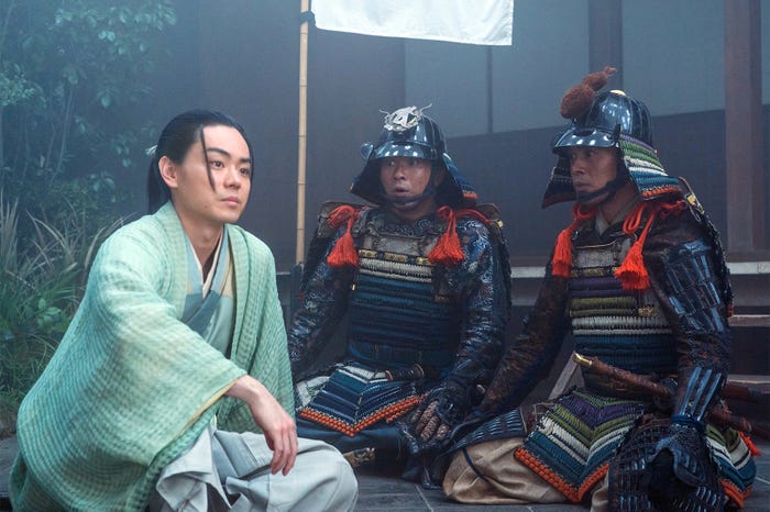 菅田将暉、仲野太賀、池松壮亮「豊臣兄弟!」第9話(C)NHK