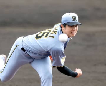 阪神・才木 OP戦初戦から2回ノーヒット 村上との開幕投手争い好発進「（石井と）一緒に戦っているという気持ちで」
