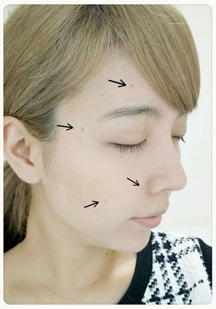 12個あるというほくろを紹介／オフィシャルブログ（CROOZ）より