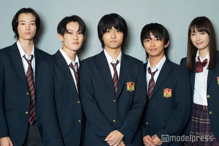 (左から)窪塚愛流、山時聡真、奥平大兼、加藤清史郎、茅島みずき(C)モデルプレス
