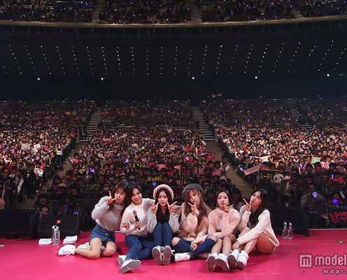 “6人の妖精”Apink、キュートな“Chu”にファン5000人熱狂