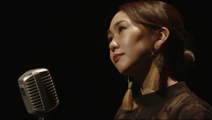 高井麻奈由/高井麻奈由「凛」MVより(提供写真)