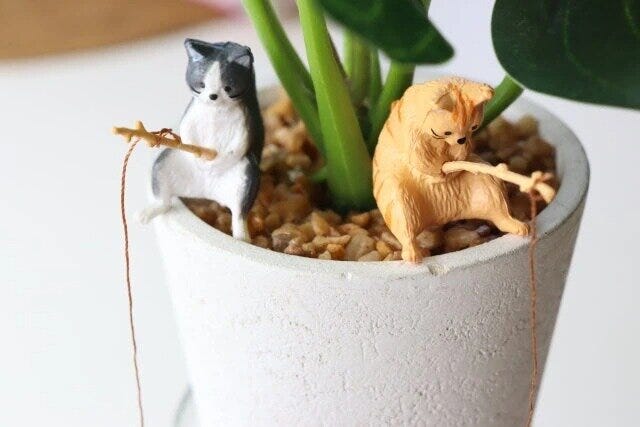 セリアの水槽用オブジェ