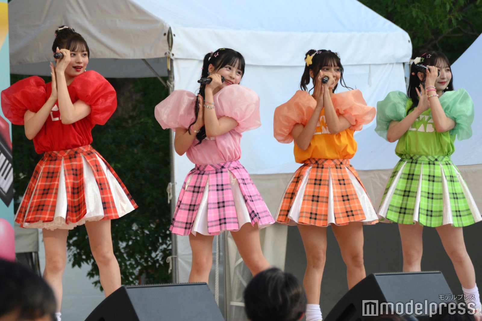 立花琴未、村川緋杏、南なつ、小川奈々子／CANDY TUNE（C）モデルプレス