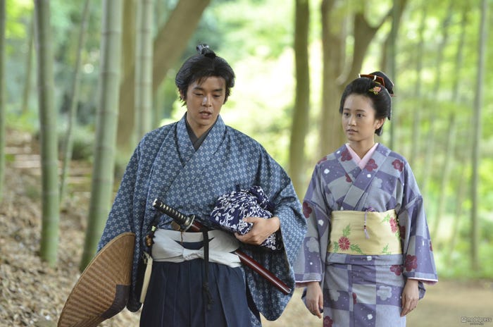 連続時代劇「あさきゆめみし~八百屋お七異聞」に出演する池松壮亮、前田敦子