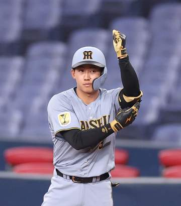 阪神 ドラ1立石が外野でプロ初スタメン＆フル出場「いい経験ができた」