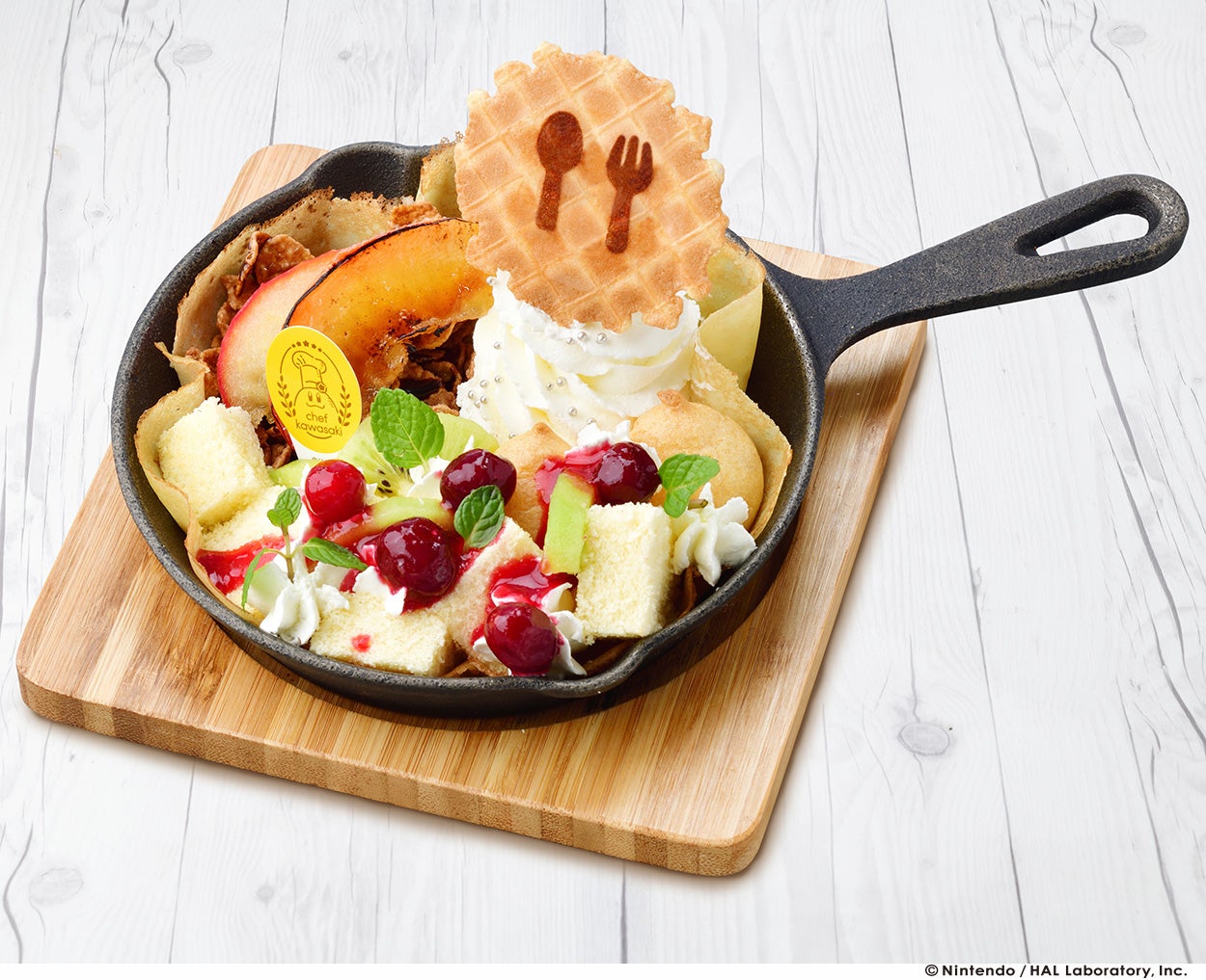 コックカワサキの気まぐれフライパンパフェ1,080円（税別）（提供写真）