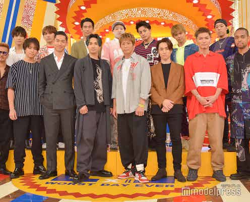 <EXILE15人で登場/囲み取材全文>メンバーに容赦なしの“ガチドッキリ” 再始動記念SP番組放送決定