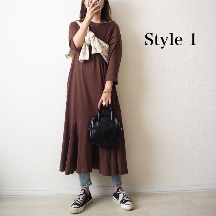 この秋も しまむら コラボワンピ 着回し力抜群 モデルプレス