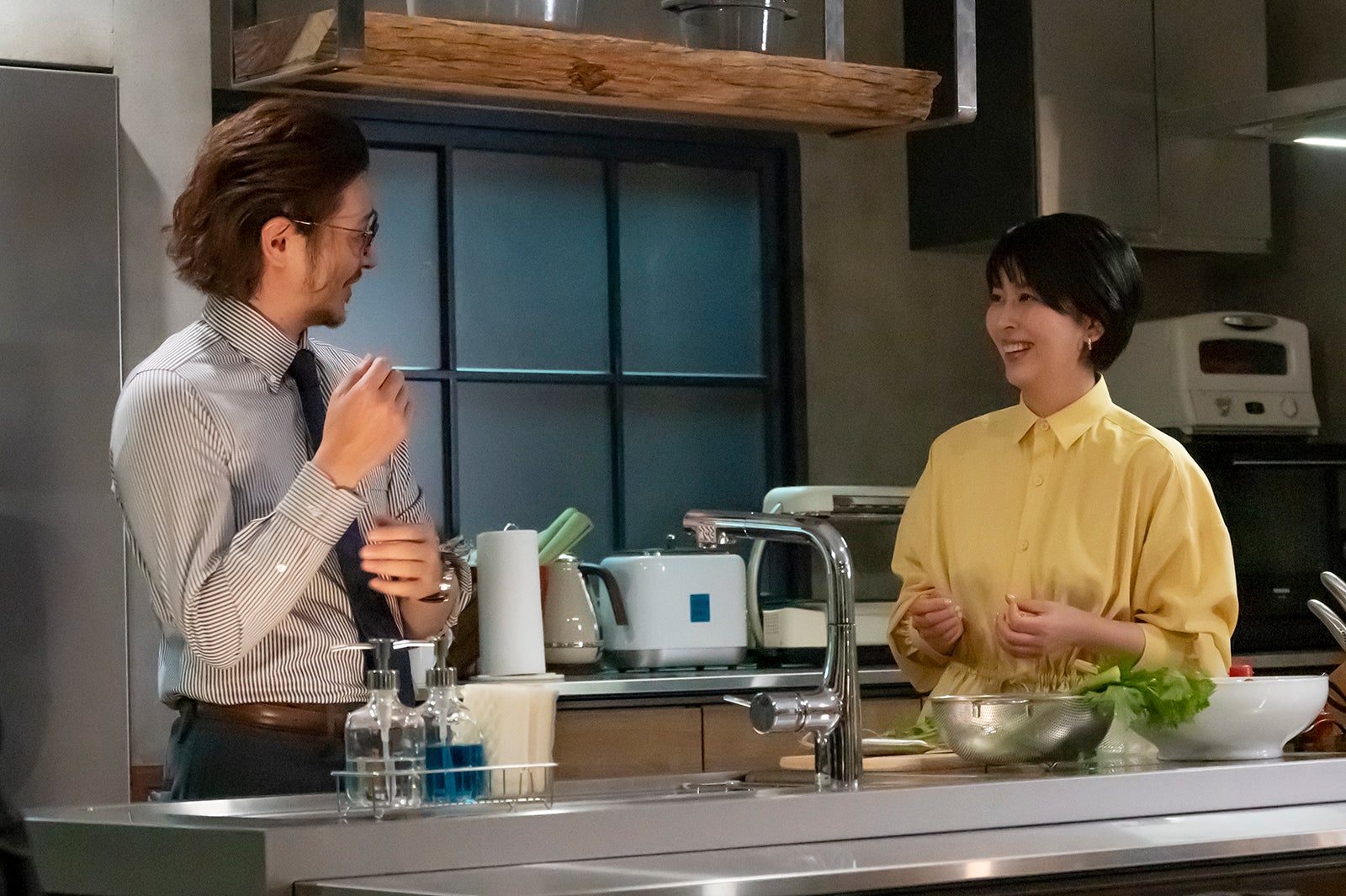 オダギリジョー、松たか子 「大豆田とわ子と三人の元夫」第9話（C）カンテレ・フジテレビ