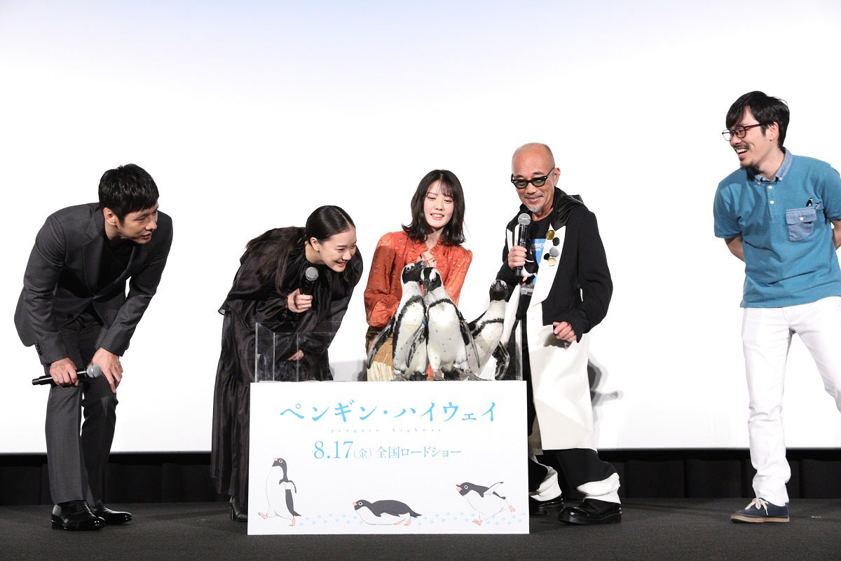 本物のペンギンが登場（C）2018 森見登美彦・KADOKAWA／「ペンギン・ハイウェイ」製作委員会