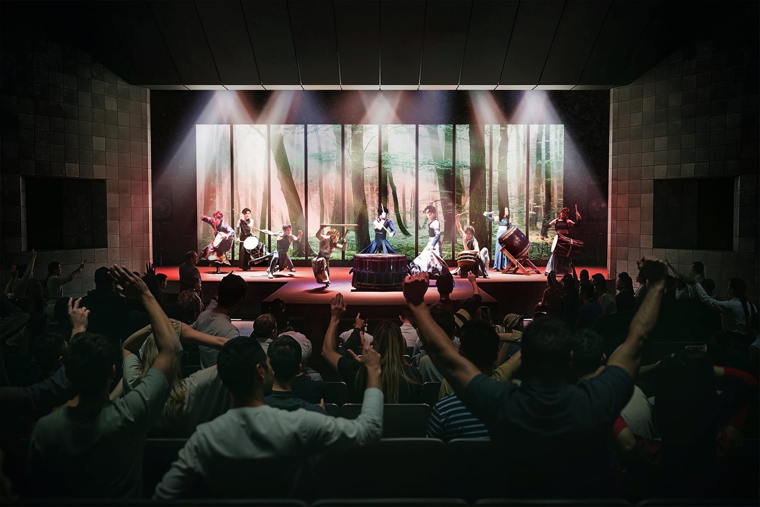 京都駅前に“和太鼓エンタメ”DRUM TAOの新劇場、2026年4月開業 提灯&暖簾が彩るラウンジやルーフトップも