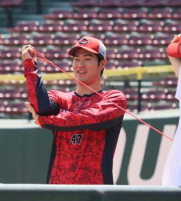広島・斉藤優 今季初昇格で3日・日本ハム戦先発へ「びっくりした。うれしかった」 プロ初勝利へ自然体「深く考えないように」