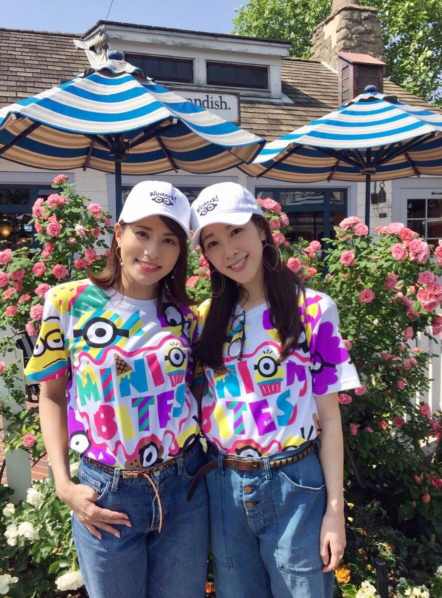 プライベートでUSJへ！テンション上がっておそろコーデです。笑（提供写真）