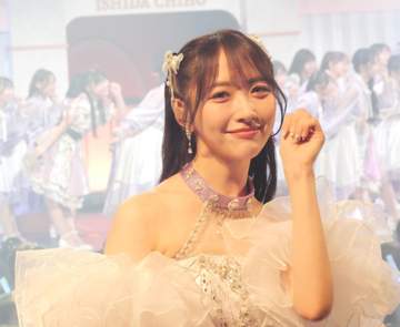 STU石田千穂 ラストライブの嵐の真横で卒業公演 観客の「Love so sweetだよ！」声かけに「それ隣じゃない？」