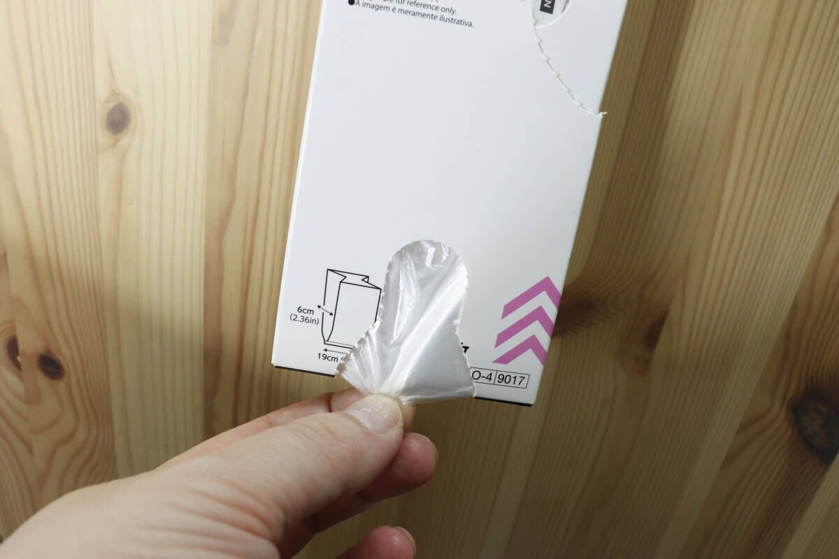 4つの取り出し口が付いたキッチンパック（70枚）　フック使用時