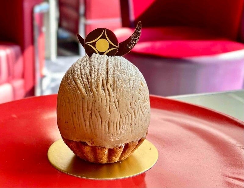 ホテルニューオータニ「パティスリーSATSUKI」提供の「スーパーモンブラン」(税込3780円)