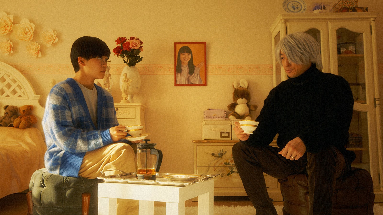 鈴木福、山本耕史「おれ夕子」より（C）NHK