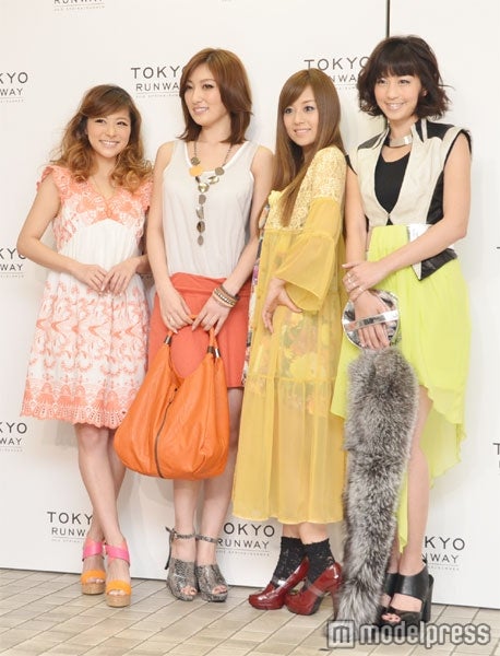 左から：神戸蘭子、熊田曜子、夏川純、安田美沙子