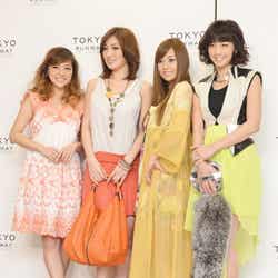 左から:神戸蘭子、熊田曜子、夏川純、安田美沙子