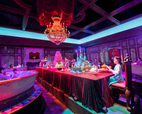 TDL新大型アトラクション「美女と野獣“魔法のものがたり”」ニューファンタジーランドに誕生 “魔法のカップ”に乗り込み映画の世界を体験