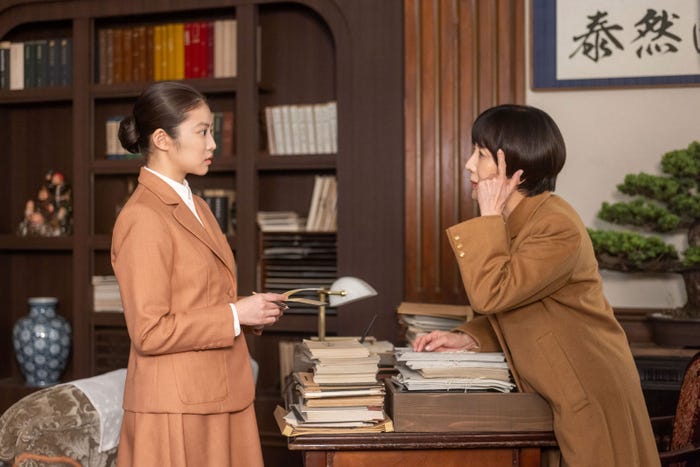今田美桜、戸田恵子「あんぱん」第91話(C)NHK