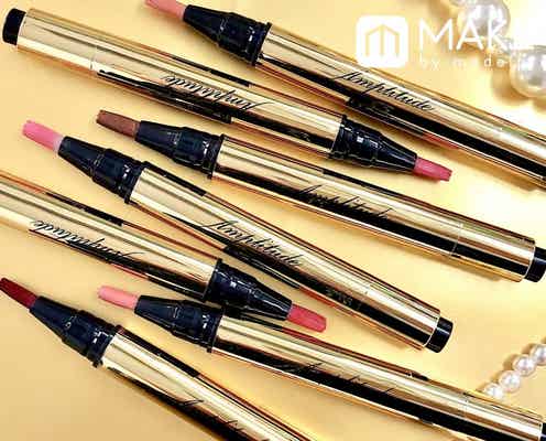 ≪アンプリチュード≫8月7日発売新作“ブラシ一体型リップ”全7色レビュー!コンスピキュアス ブラッシュリップス