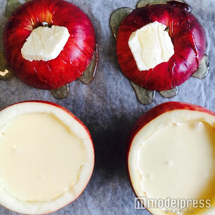 クリームを入れて/画像提供:柏原歩