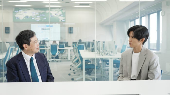 俣野哲朗、目黒蓮(C)フジテレビ