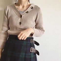 【カラー別】おしゃれなチェック柄コーデ|あなたはどの色が好き?