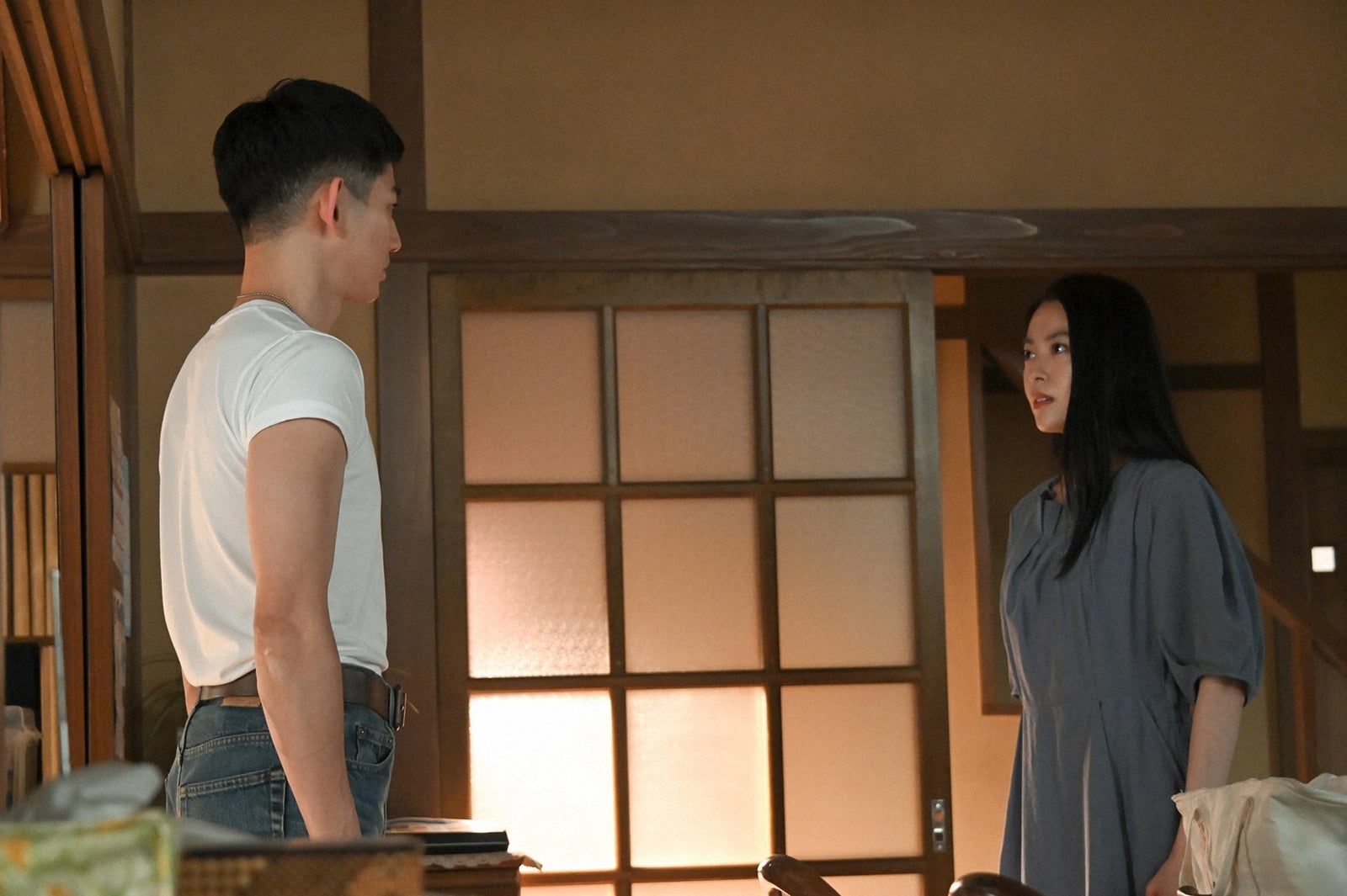 永山瑛太、田辺桃子「リコカツ」第7話より（C）TBS