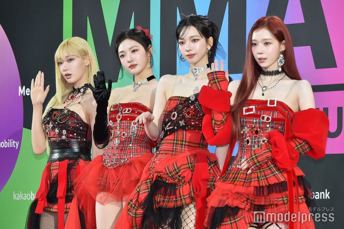 aespa/ジゼル、ニンニン、カリナ、ウィンター(C)モデルプレス