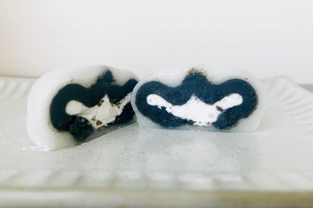 黒ごまクリーム大福