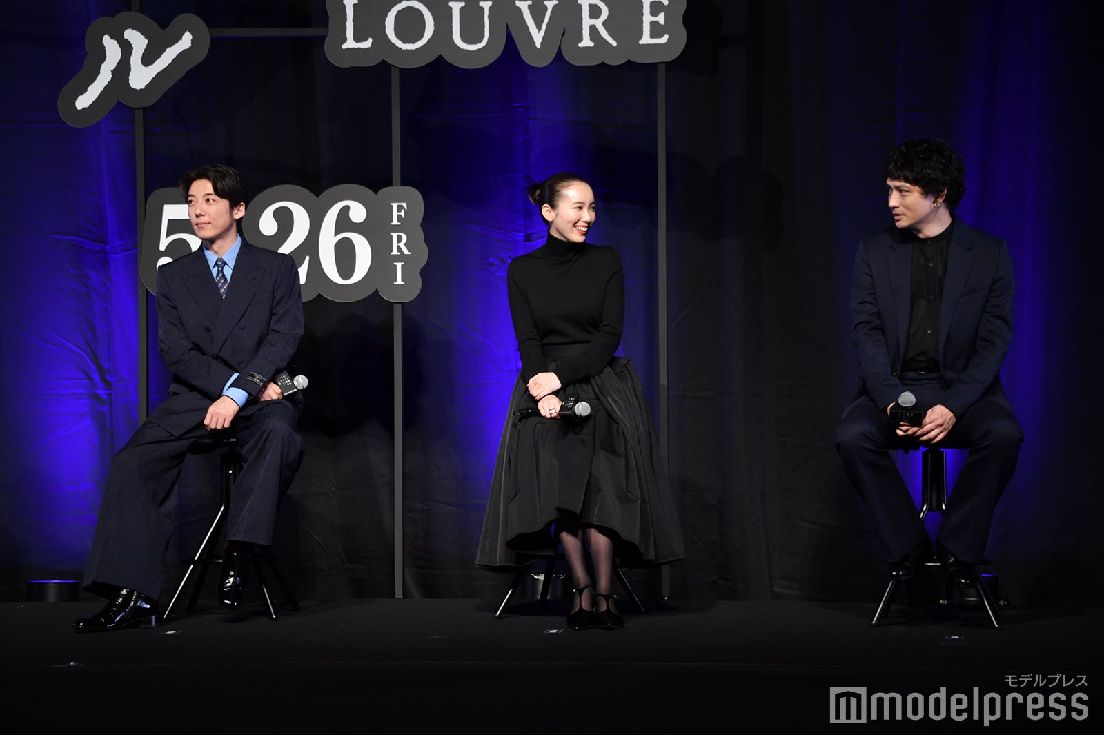 高橋一生、飯豊まりえ、安藤政信（C）モデルプレス